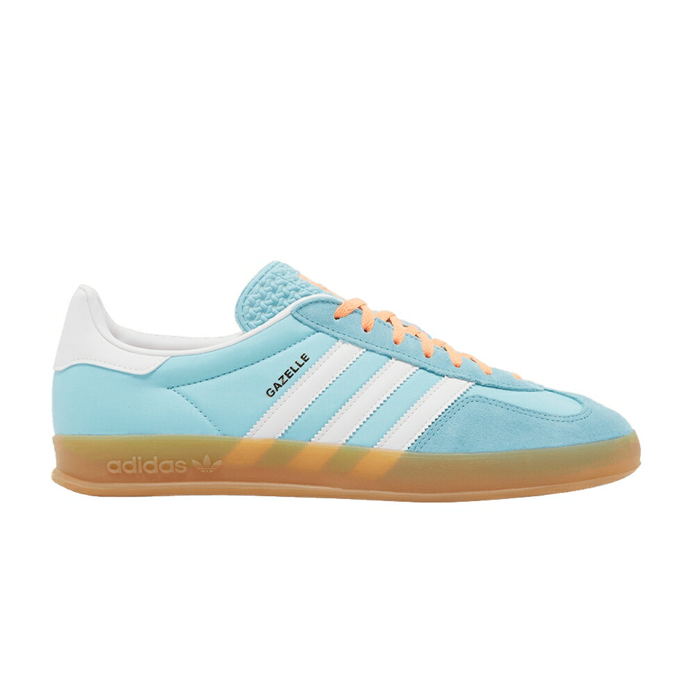 アディダス ガゼル 青色 ブルー 白色 ホワイト 'PRELOVED GUM' スニーカー メンズ ADIDAS GAZELLE INDOOR BLUE / PRELOVED BLUE CLOUD WHITE GUM