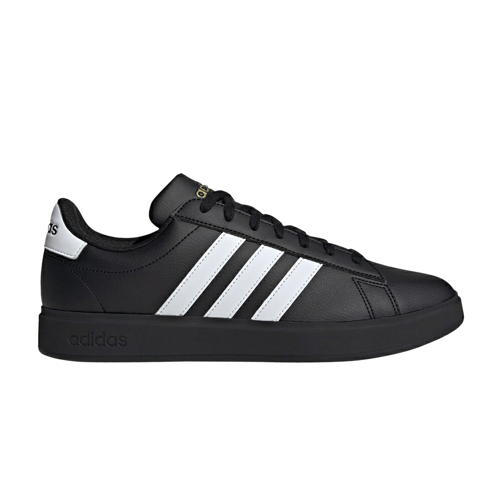 アディダス グランド コート コア 黒色 ブラック 白色 ホワイト ゴールド 2.0 'BLACK WHITE' スニーカー メンズ ADIDAS GRAND COURT / CORE BLACK CLOUD WHITE GOLD