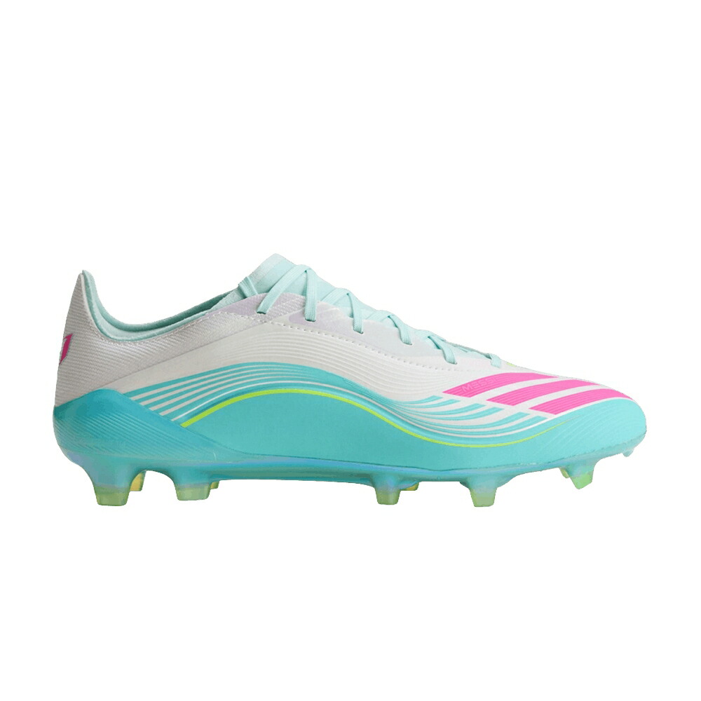 アディダス クラブ 白色 ホワイト ピンク \'MESSI PACK\' スニーカー レディース ADIDAS WMNS F50 LEAGUE CLUB FG AURORA RADIANTE / CLOUD WHITE LUCID PINK FLASH