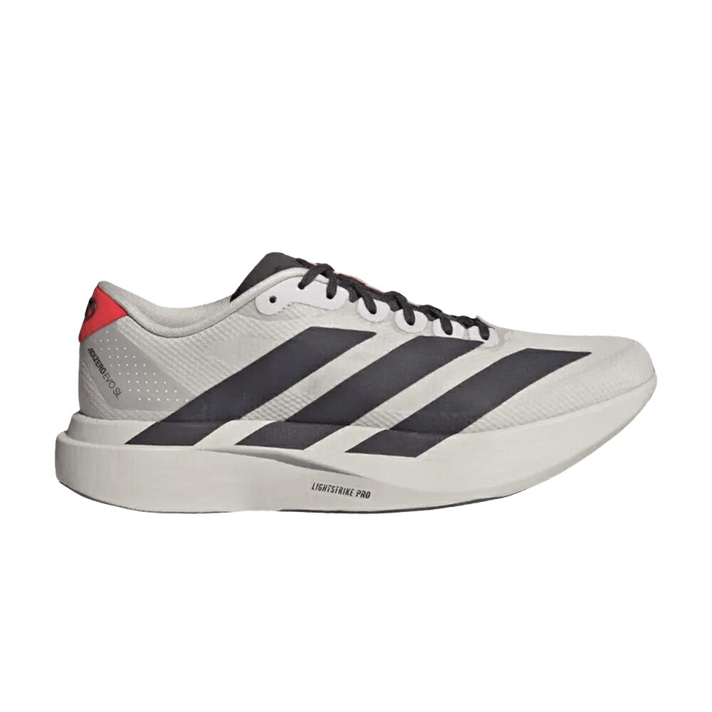 アディダス アディゼロ 灰色 グレー 黒色 ブラック 赤 レッド GREY BLACK スニーカー メンズ ADIDAS AUDI X ADIZERO EVO SL / GREY BLACK RED