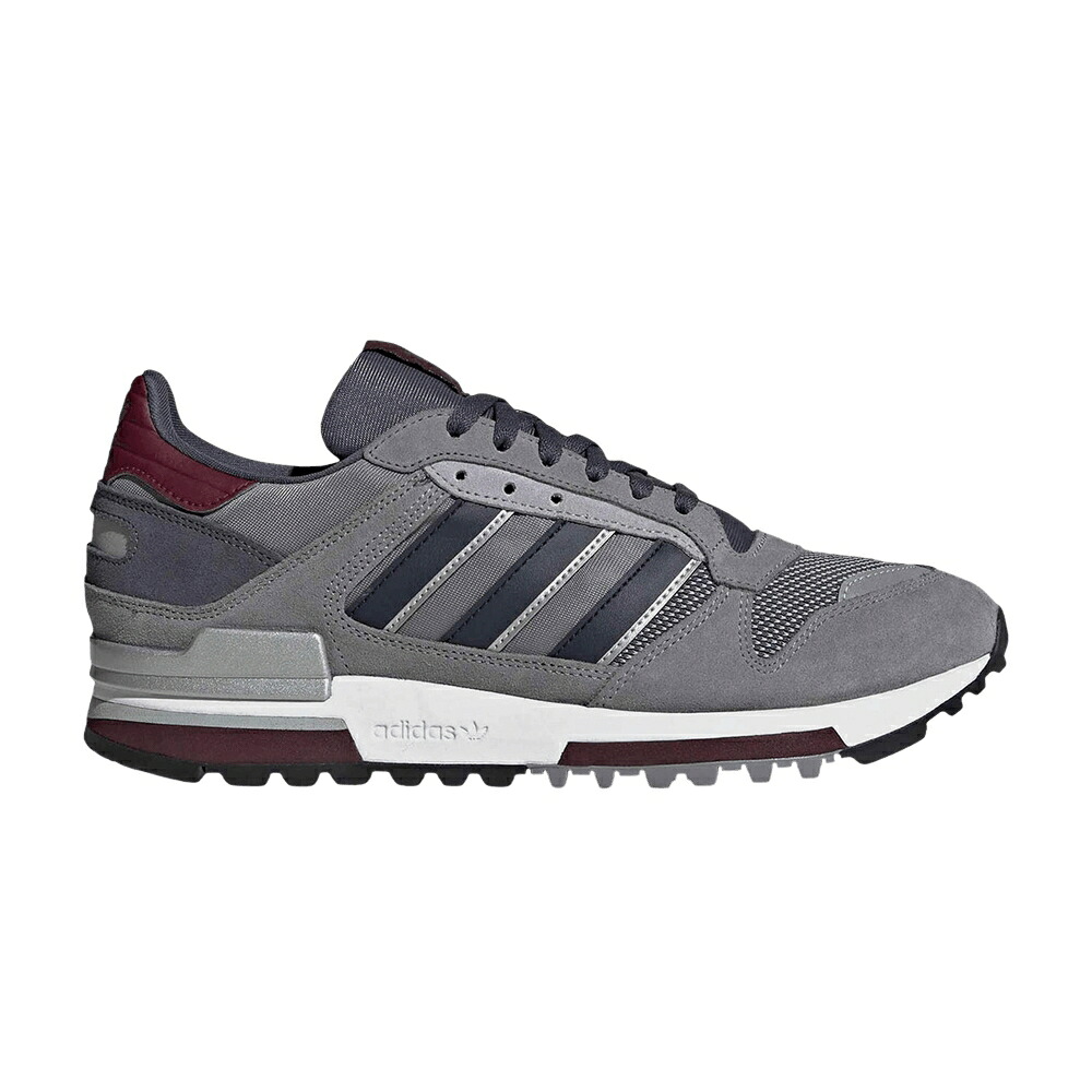 アディダス 薄墨色 薄墨色 白いこと 白いこと マルーン \u0027GREY MAROON\u0027 スニーカー メンズ ADIDAS ZX 600 / GREY FOOTWEAR WHITE MAROON