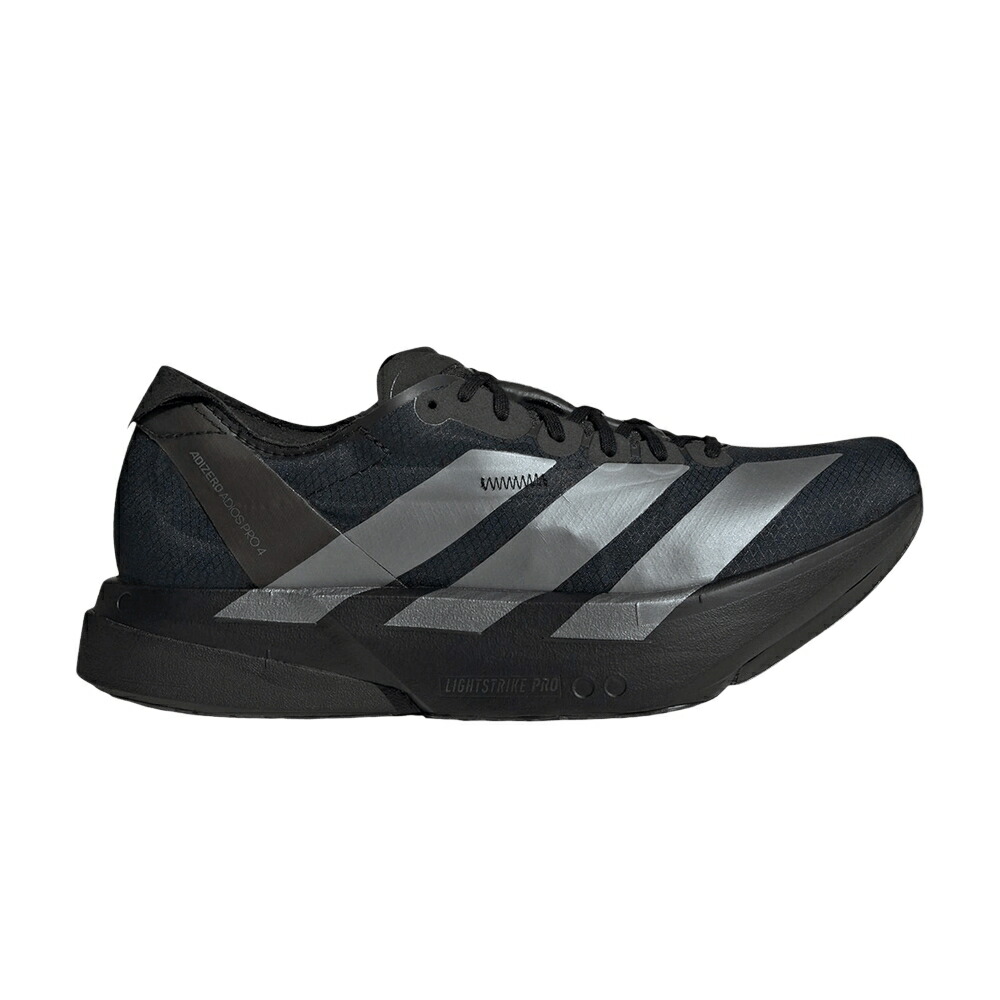 アディダス アディゼロ アディオス プロ コア 黒色 ブラック カーボン BLACK METALLIC スニーカー メンズ ADIDAS ADIZERO ADIOS PRO 4 / CORE BLACK IRON METALLIC CARBON