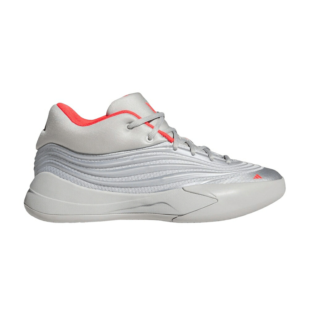 アディダス 銀色 シルバー 灰色 グレー ILVER RED スニーカー メンズ ADIDAS DAME 10 METALLIC LUCID / SILVER METALLIC GREY TWO LUCID