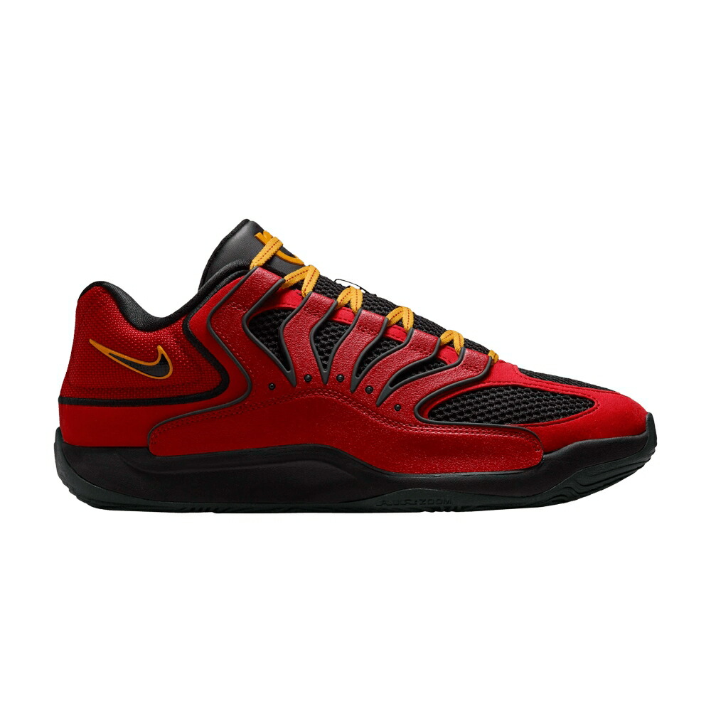 ナイキ ファイア 赤 レッド 黒色 ブラック AIR BAKIN スニーカー メンズ NIKE KD 18 / FIRE RED BLACK AMARILLO