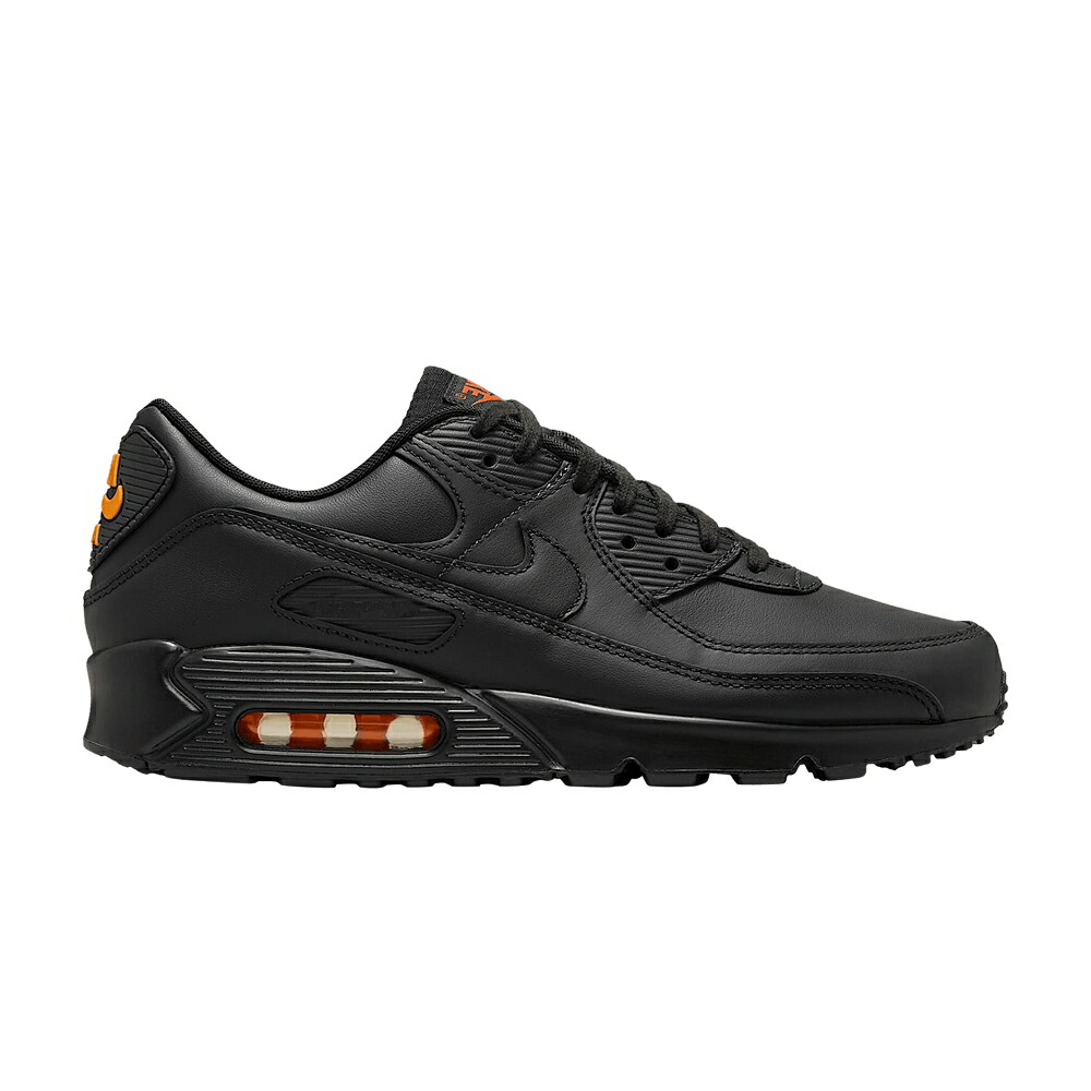 ナイキ マックス 黒いこと 黒いこと 橙 オレンジ色 エア湖マックス \u0027BLACK ORANGE\u0027 スニーカー メンズ NIKE AIR MAX 90 SAFETY / BLACK SAFETY ORANGE BLACK