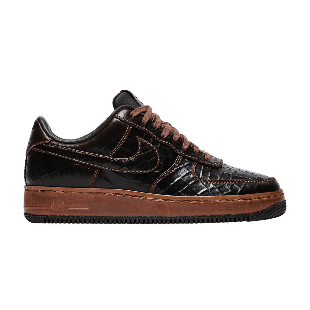 ナイキ 赤銅色 赤銅色 空軍 \u0027FAUNA CROC\u0027 スニーカー メンズ NIKE AIR FORCE 1 LOW BROWN / FAUNA BROWN UNDERBRUSH FAUNA