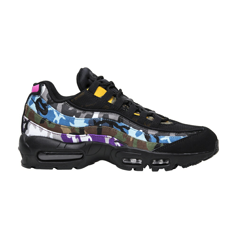 ナイキ マックス 黒いこと 黒いこと エア湖マックス \u0027ERDL PARTY\u0027 スニーカー メンズ NIKE AIR MAX 95 / BLACK MULTI COLOR