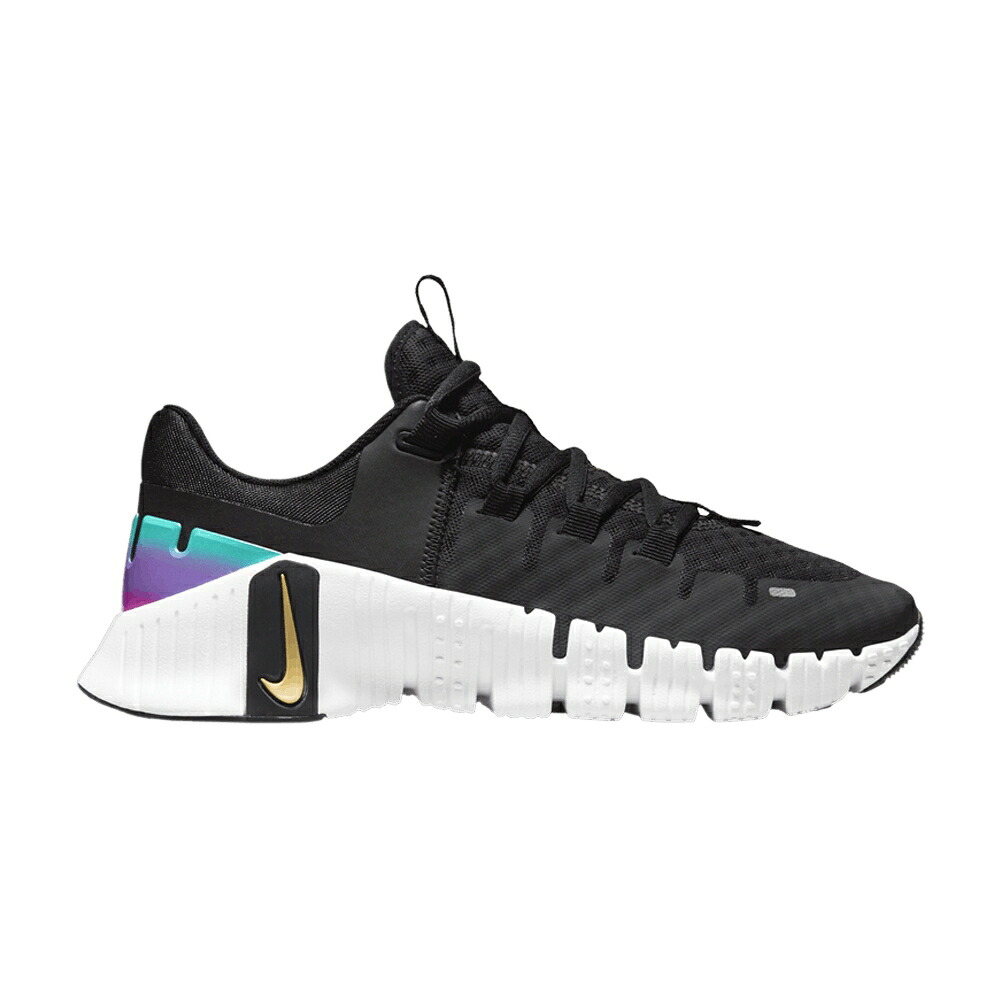 ナイキ フリー プレミアム 黒色 ブラック 白色 ホワイト 'BLACK GOLD' スニーカー レディース NIKE WMNS FREE METCON 5 PREMIUM FIREBERRY / BLACK WHITE FIREBERRY METALLIC