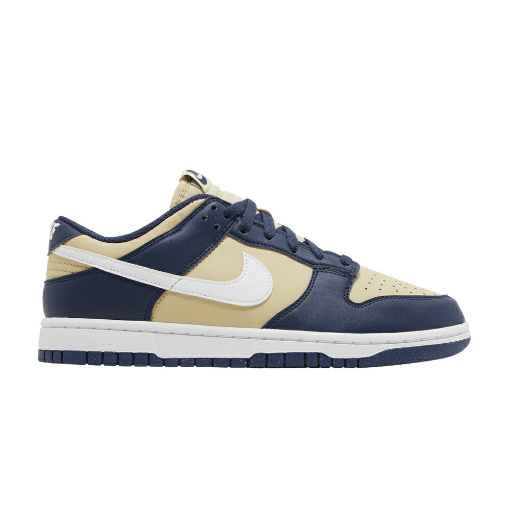 ナイキ レディース ダンク 紺色 ネイビー 白色 ホワイト チーム ゴールド WOMEN ダンクロー NAVY GOLD スニーカー メンズ NIKE DUNK LOW NEXT NATURE / MIDNIGHT NAVY WHITE TEAM GOLD