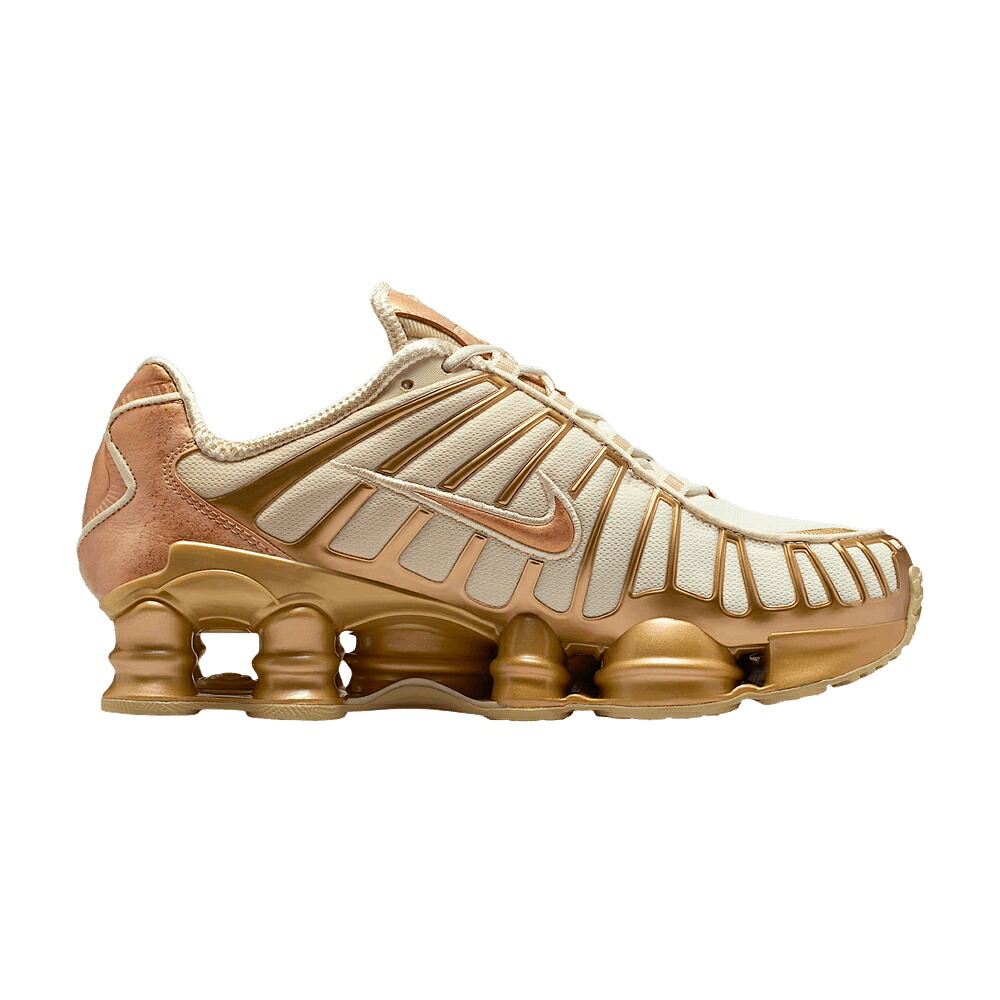 ナイキ ショックス ゴールド \u0027COCONUT COPPER\u0027 スニーカー レディース NIKE WMNS SHOX TL MILK/METALLIC GOLD/CELESTIAL GOLD/METALLIC / COCONUT MILK METALLIC GOLD