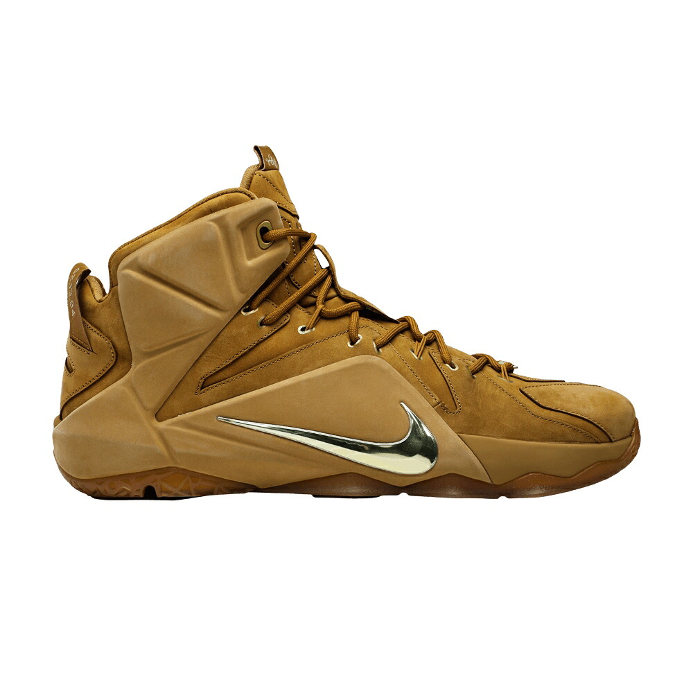 ナイキ レブロン ウィート ゴールド \u0027WHEAT\u0027 スニーカー メンズ NIKE LEBRON 12 EXT / WHEAT METALLIC GOLD WHEAT
