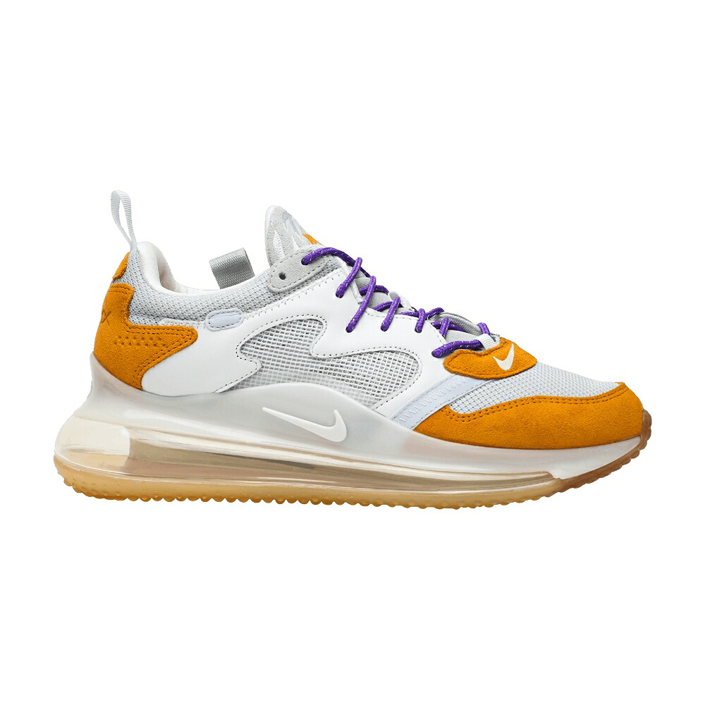 ナイキ マックス ゴールド JR. エア湖マックス \u0027ルイジアナステイト ファイティングタイガース\u0027 スニーカー メンズ NIKE ODELL BECKHAM X AIR MAX 720 \u0027LSU TIGERS\u0027 / CANORY GOLD HYPER GRAPE