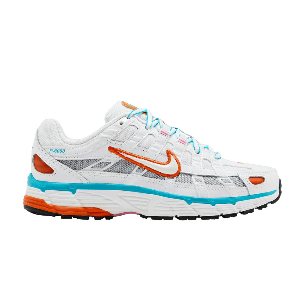 ナイキ 白色 ホワイト アクア ORACLE AQUA スニーカー レディース NIKE WMNS P-6000 / WHITE WHITE ORACLE AQUA