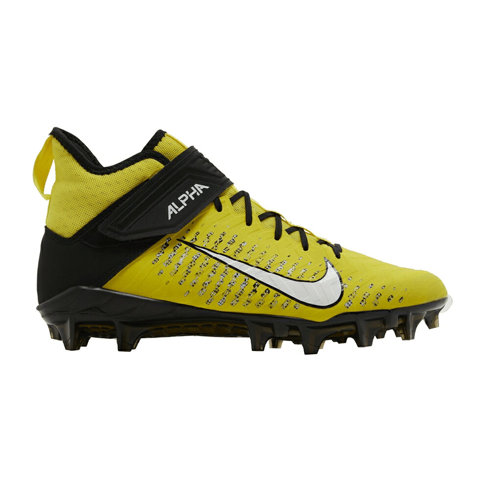 ナイキ アルファ プロ ミッド 黄色 イエロー 黒色 ブラック 白色 ホワイト 'OPTI YELLOW' スニーカー メンズ NIKE ALPHA MENACE PRO 2 MID / OPTI YELLOW BLACK BLACK WHITE