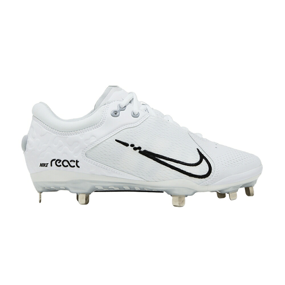 ナイキ エリート 白色 ホワイト ピュア プラチナム 灰色 グレー 'WHITE BLACK' スニーカー レディース NIKE WMNS HYPERDIAMOND 4 ELITE / WHITE PURE PLATINUM WOLF GREY|スニケス