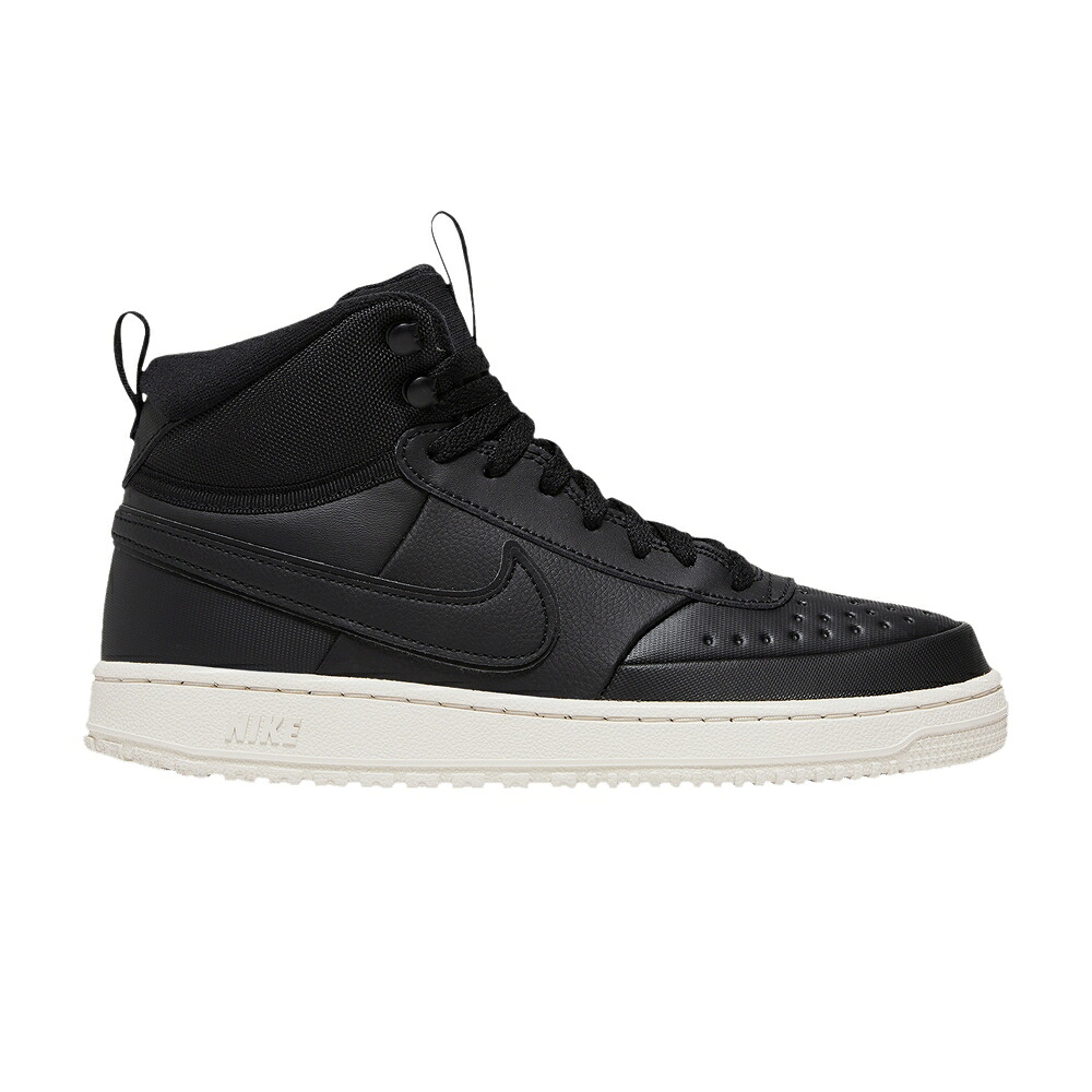 ナイキ 厚地の外套 ミッド 三冬 黒いこと 黒いこと \u0027BLACK PHANTOM\u0027 スニーカー メンズ NIKE COURT VISION MID WINTER / BLACK PHANTOM BLACK 靴-メンズ靴-スニーカー