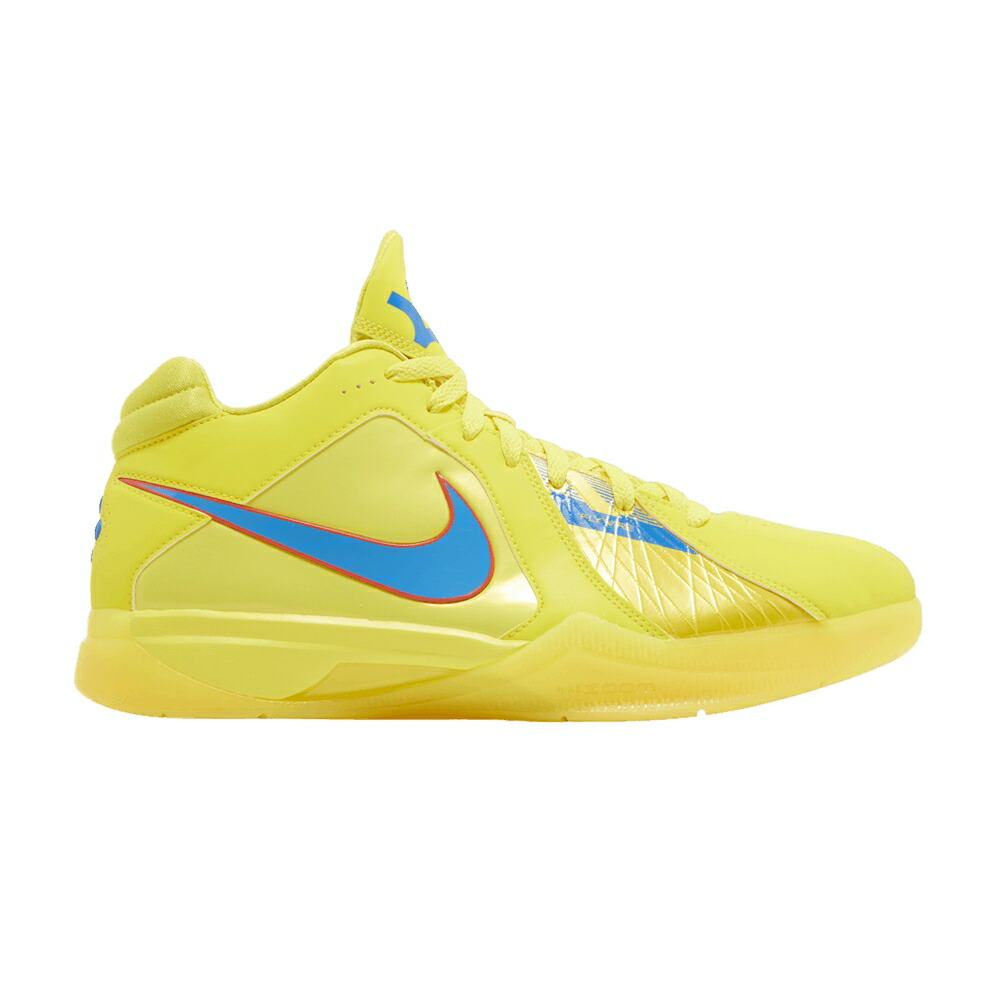 ナイキ ズーム 黄色 イエロー 青色 ブルー チーム CHRISTMAS スニーカー メンズ NIKE ZOOM KD 3 2023 / VIBRANT YELLOW PHOTO BLUE TEAM