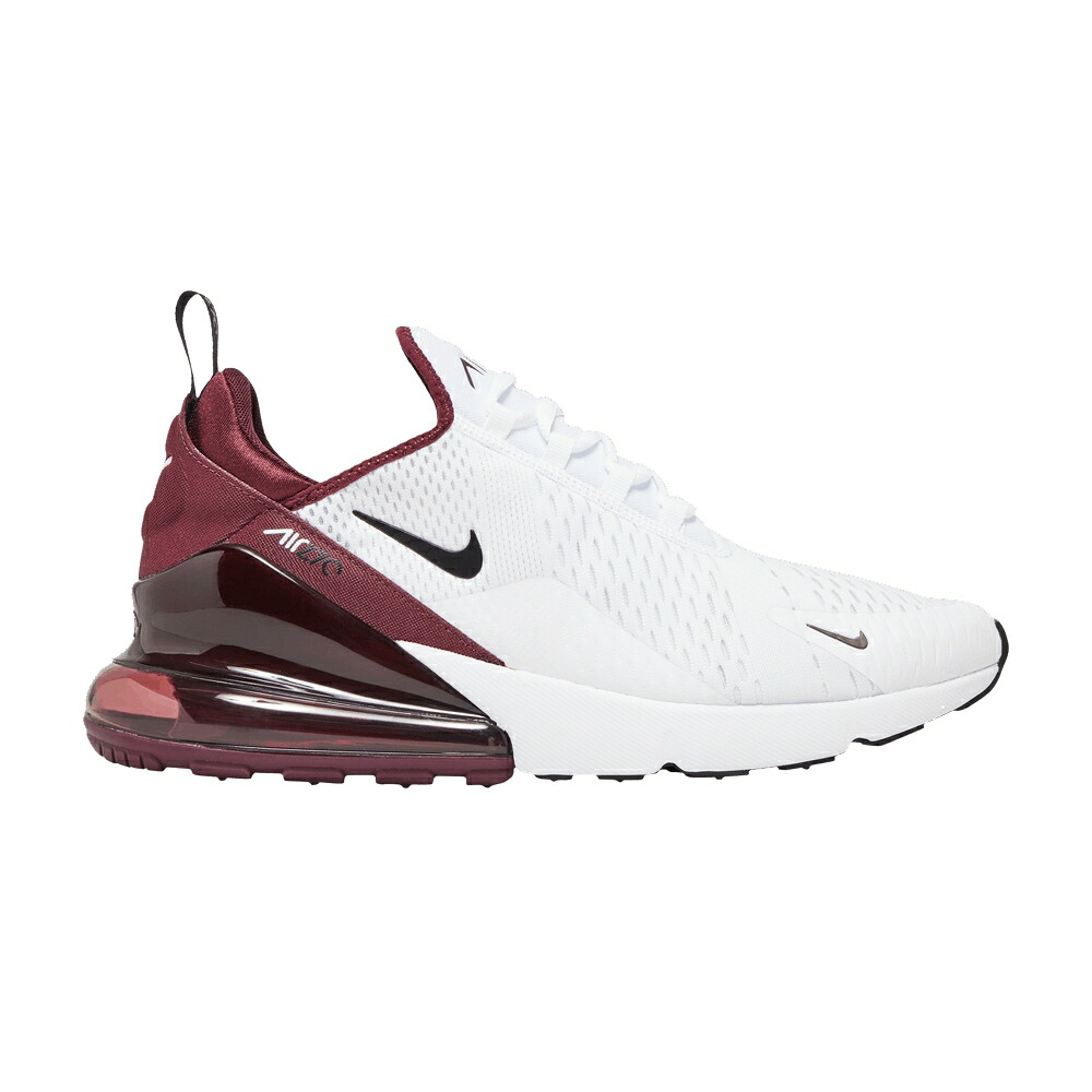 ナイキ マックス ナイト爵 マルーン 白いこと 白いこと 黒いこと 黒いこと エア湖マックス \u0027WHITE MAROON\u0027 スニーカー メンズ NIKE AIR MAX 270 NIGHT / NIGHT MAROON WHITE CEDAR BLACK