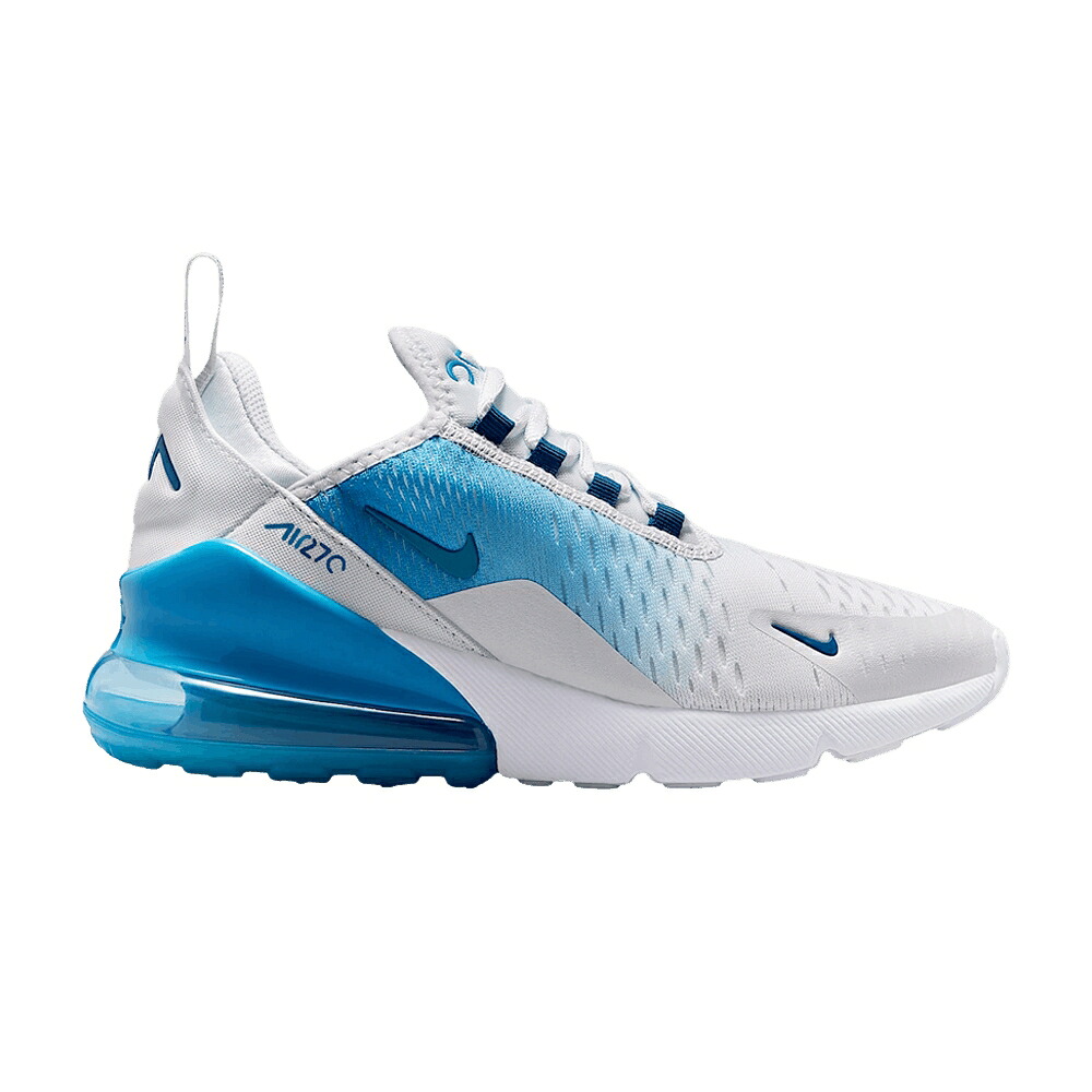 ナイキ マックス 白色 ホワイト 青色 ブルー コート エアマックス 'OFF WHITE' ジュニア キッズ NIKE AIR MAX 270 GS / OFF WHITE DUTCH BLUE COURT BLUE ベビー マタニティ スニーカー 38,805円