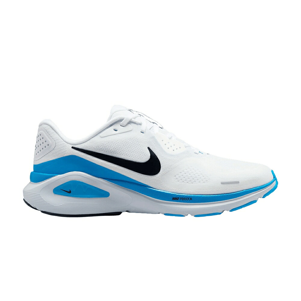 ナイキ 白いこと 白いこと 青味 青み 純然たる プラチナム \u0027WHITE BLACK\u0027 スニーカー メンズ NIKE STRUCTURE 26 \u0027WHITE/BLUE HERO/PURE PLATINUM/BLACK\u0027 / WHITE BLUE HERO PURE PLATINUM