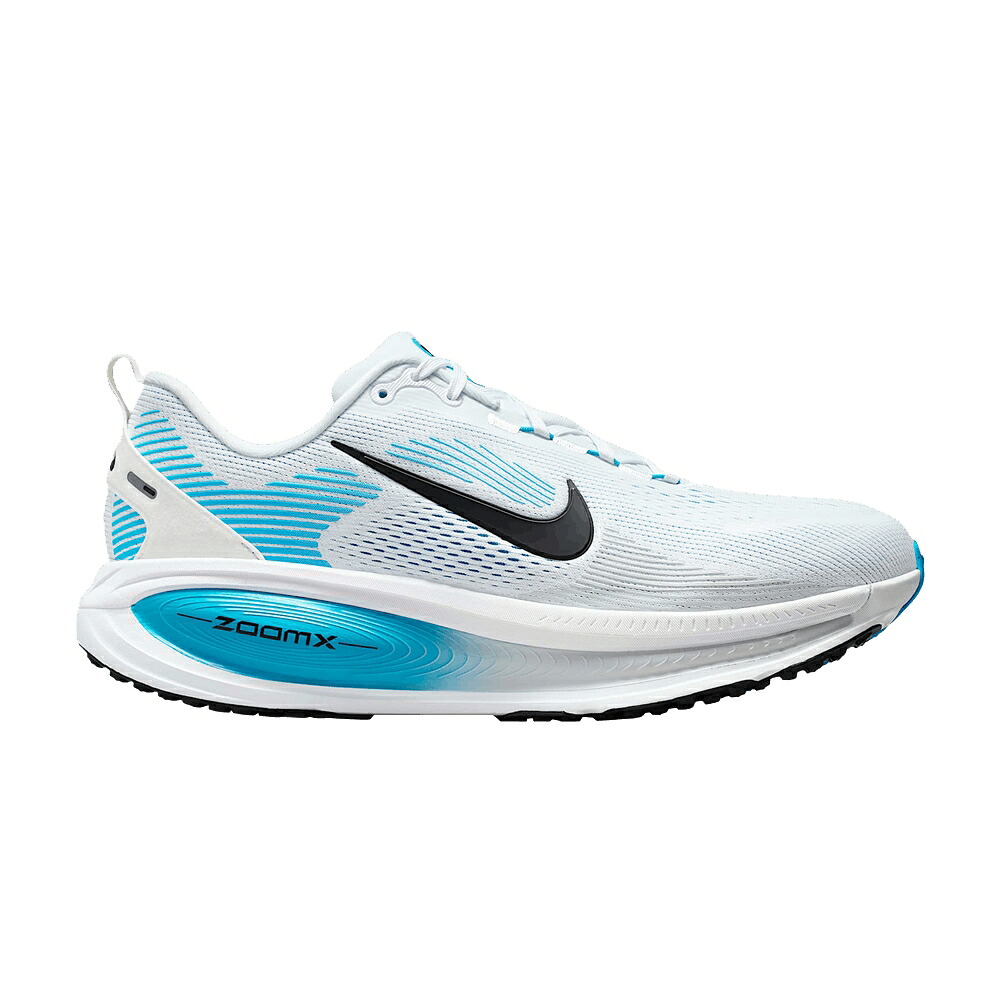 ナイキ 白いこと 白いこと 青味 青色 純然たる プラチナム スニーカー メンズ NIKE VOMERO 18 (EXTRA WIDE) / WHITE BLUE HERO PURE PLATINUM 靴-スニーカー-メンズ靴
