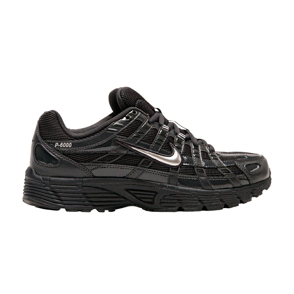 ナイキ 銀色 シルバー 'OFF SILVER' スニーカー レディース NIKE WMNS P-6000 NOIR METALLIC / OFF NOIR METALLIC SILVER|スニケス