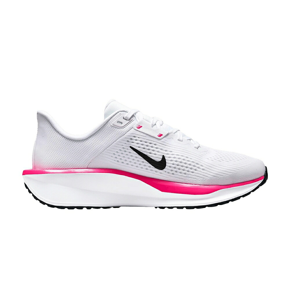 ナイキ 白いこと 白いこと サクラ色 黒いこと 黒いこと \u0027WHITE PINK\u0027 スニーカー レディース NIKE WMNS QUEST 6 HYPER / WHITE HYPER PINK BLACK
