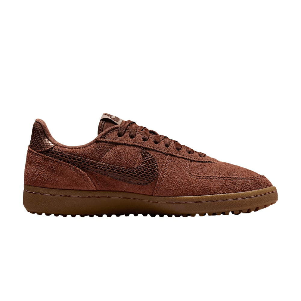 ナイキ フィールド ジェネラル 茶色 ブラウン FAUNA SNAKESKIN スニーカー レディース NIKE WMNS FIELD GENERAL BROWN / FAUNA BROWN BAROQUE BROWN GUM