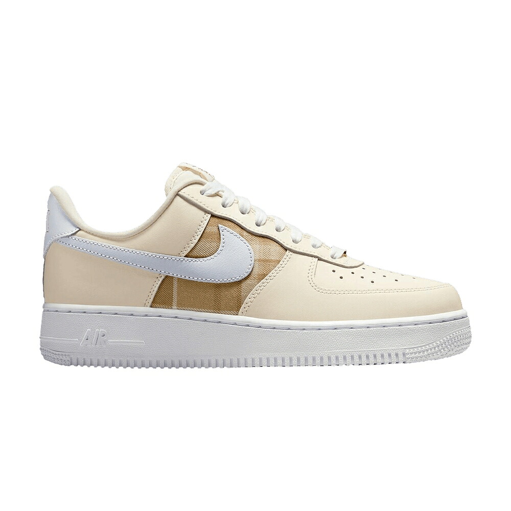 ナイキ 白いこと 白いこと 空軍 \u002707 \u0027BROWN PLAID\u0027 スニーカー レディース NIKE WMNS AIR FORCE 1 LX / SOFT PEAR GHOST WHITE