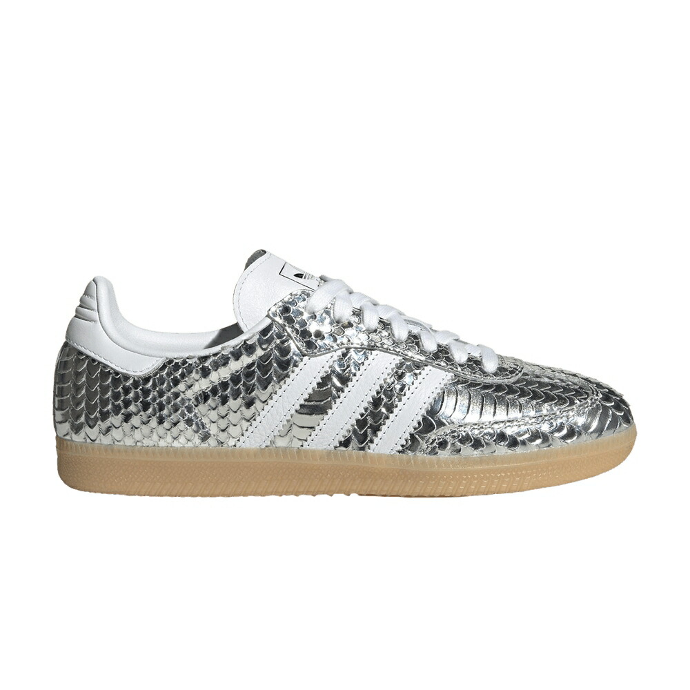 アディダス サンバ 白いこと 白いこと しろがね色 しろがね色 \u0027SILVER GUM\u0027 スニーカー レディース ADIDAS WMNS SAMBA OG WHITE / SILVER METALLIC FOOTWEAR WHITE
