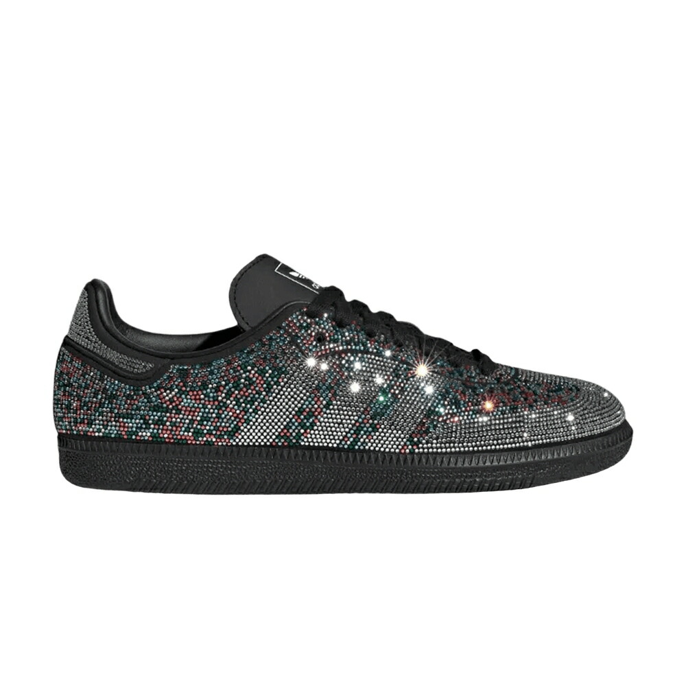 アディダス サンバ 黒いこと 黒いこと \u0027RAINBOW RHINESTONE\u0027 スニーカー メンズ ADIDAS SAMBA / BLACK BLACK BLACK