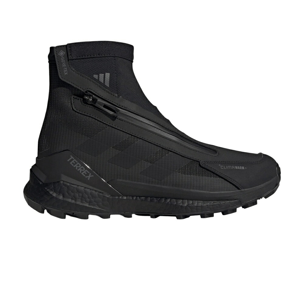 アディダス フリー コア 黒色 ブラック 灰色 グレー CLIMAWARM+ CORE FOUR スニーカー メンズ ADIDAS TERREX FREE HIKER 2 GTX BLACK/CORE BLACK/GREY / CORE BLACK CORE BLACK GREY FOUR