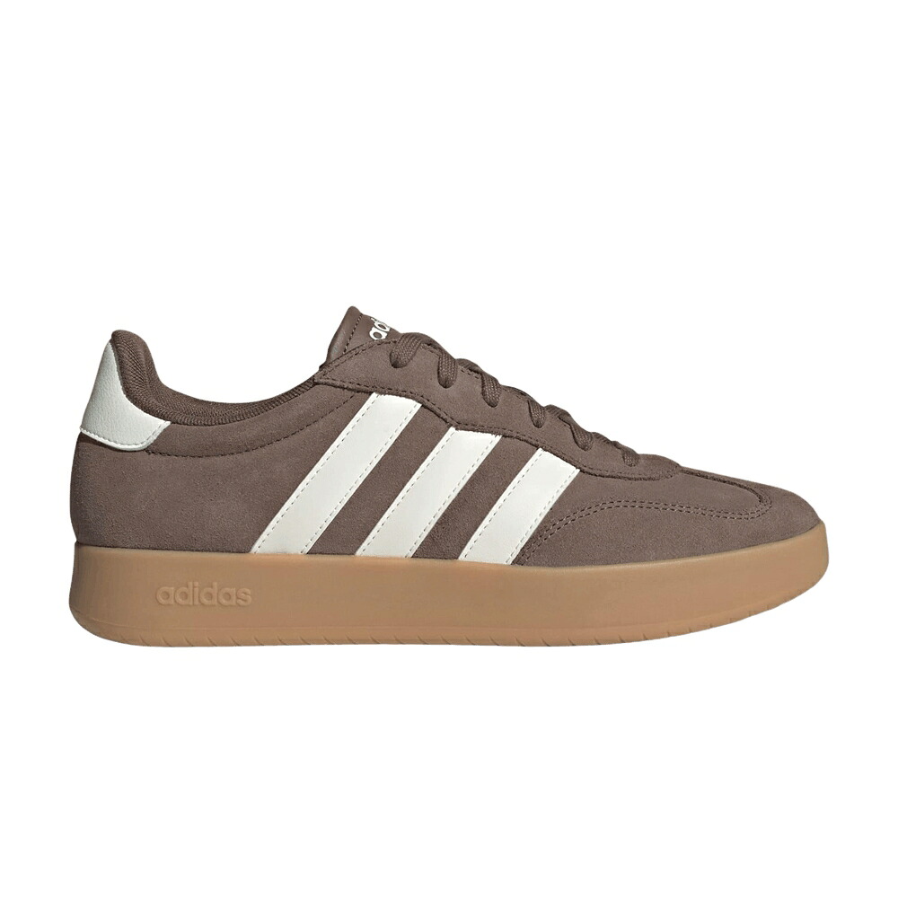 アディダス 白色 ホワイト 'EARTH GUM' スニーカー メンズ ADIDAS BARREDA STRATA OFF WHITE / EARTH STRATA OFF WHITE GUM