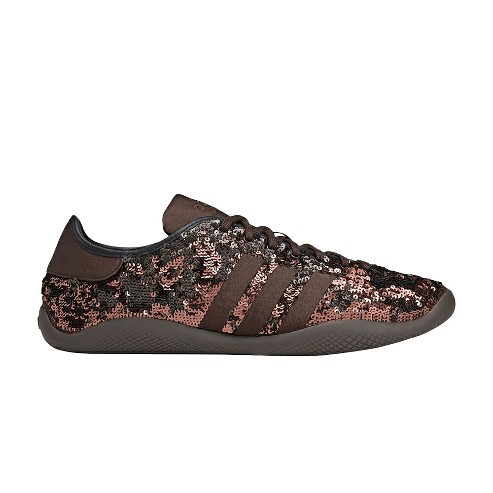 アディダス 赤銅色 赤銅色 中核グループ \u0027BRONZE SEQUIN\u0027 スニーカー メンズ ADIDAS WALES BONNER X KARINTHA / SUPPLIER COLOR DARK BROWN CORE