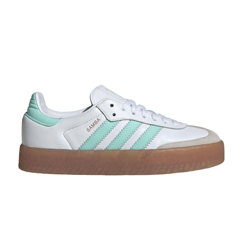 アディダス 白いこと 白いこと ゴールド \u0027CLOUD MINT\u0027 スニーカー メンズ ADIDAS SAMBAE J WHITE / CLOUD WHITE CLEAR MINT GOLD