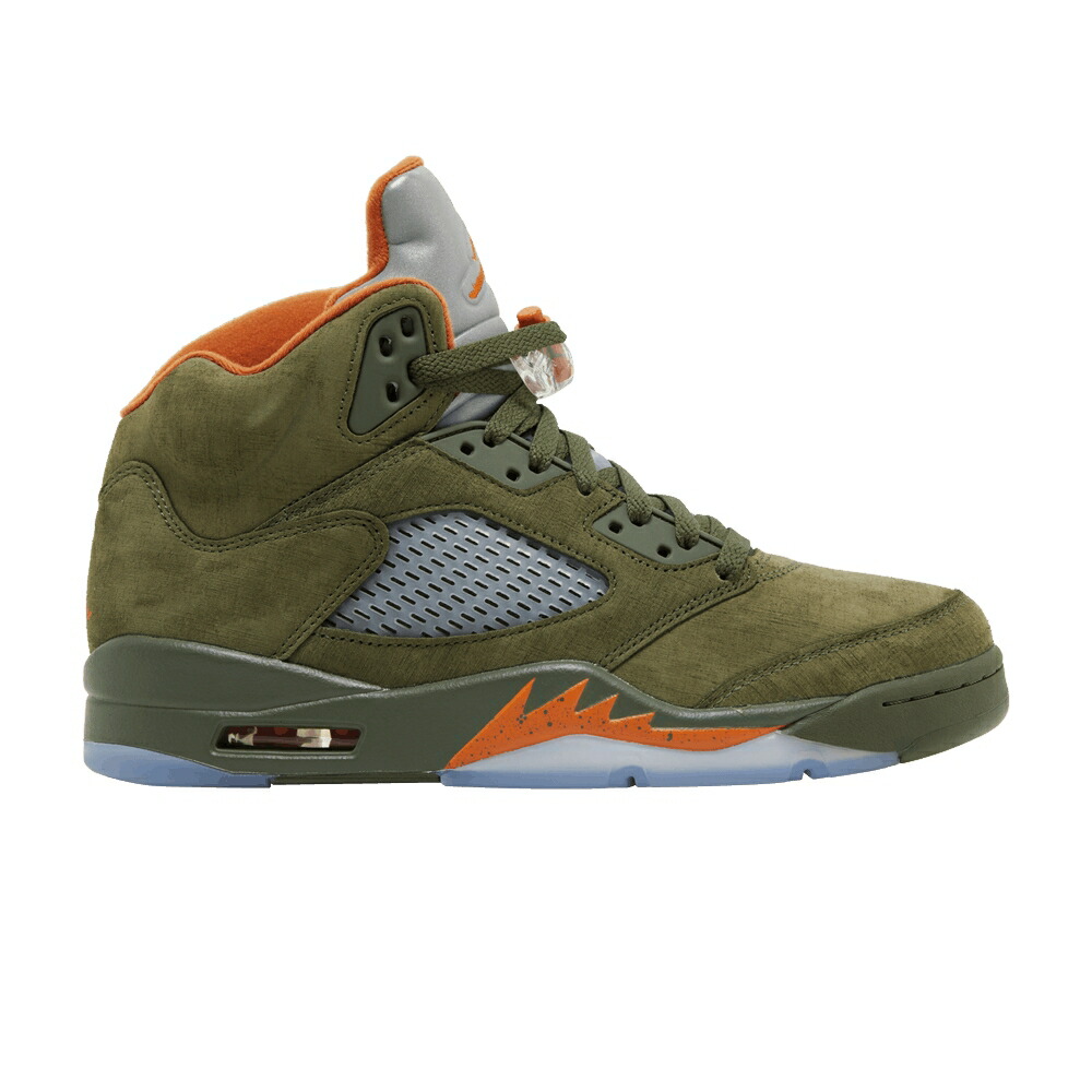 ナイキ アーミー オリーブ 橙 オレンジ エアジョーダン OLIVE スニーカー メンズ AIR JORDAN AIR JORDAN 5 RETRO 2024 / ARMY OLIVE SOLAR ORANGE
