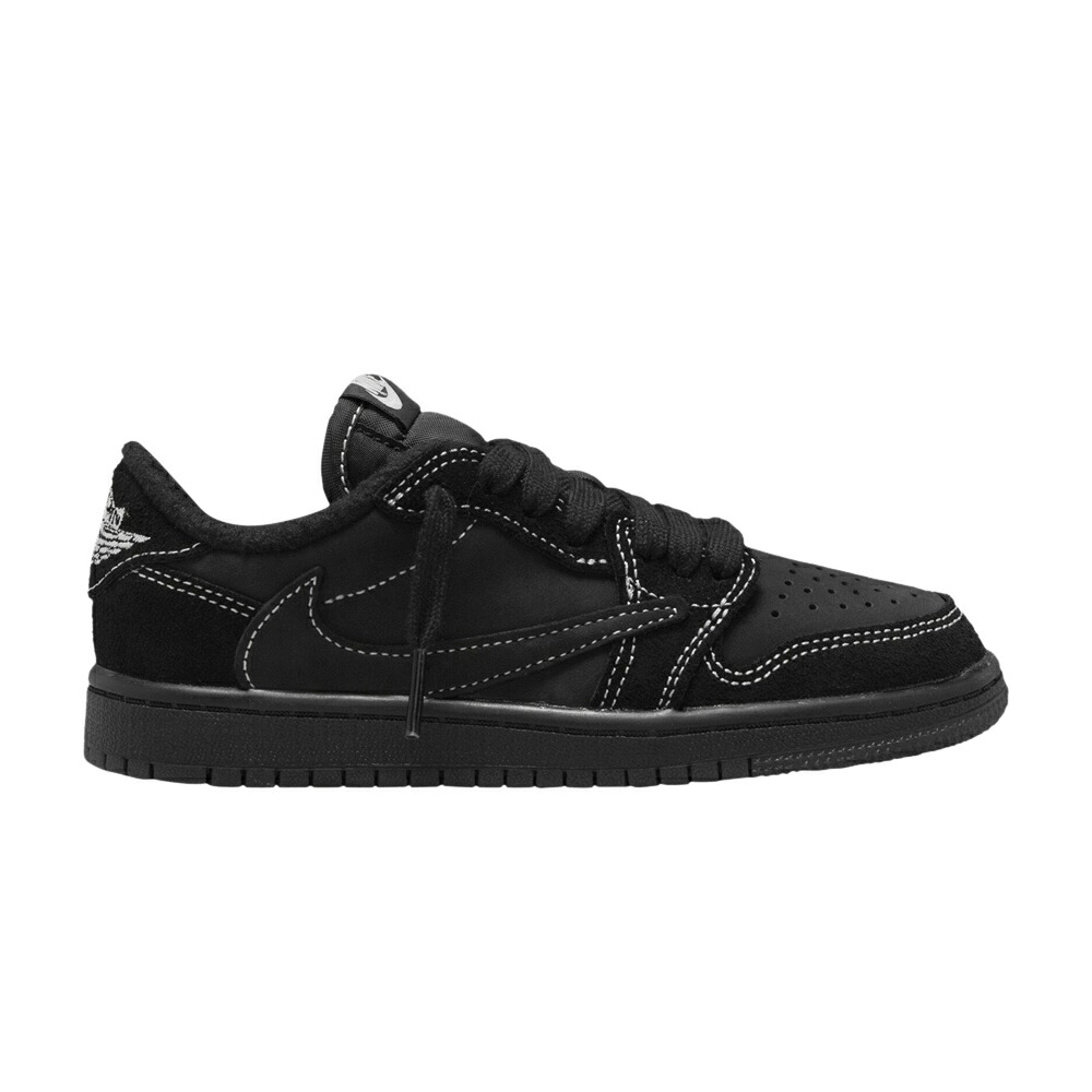 ナイキ 黒色 ブラック 赤 レッド エアジョーダン トラヴィススコット 'BLACK PHANTOM' ジュニア キッズ AIR JORDAN TRAVIS SCOTT X AIR JORDAN 1 RETRO LOW OG SP PS / BLACK PHANTOM UNIVERSITY RED ベビー マタニティ