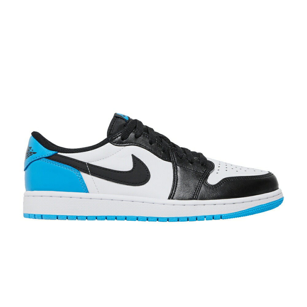 ナイキ 白色 ホワイト 青色 ブルー 黒色 ブラック エアジョーダン UNC スニーカー メンズ AIR JORDAN AIR JORDAN 1 RETRO LOW OG / WHITE DARK POWDER BLUE BLACK