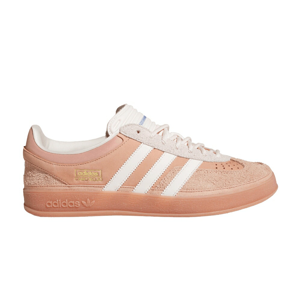 アディダス ガゼル CABO ROJO スニーカー メンズ ADIDAS BAD BUNNY X GAZELLE INDOOR / WONDER CLAY WONDER QUARTZ ASH