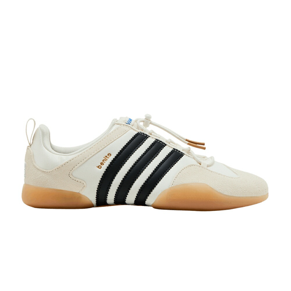 アディダス バレリーナ 白色 ホワイト 黒色 ブラック コア OFF GUM スニーカー メンズ ADIDAS BAD BUNNY X BALLERINA WHITE BLACK / OFF WHITE CORE BLACK GUM