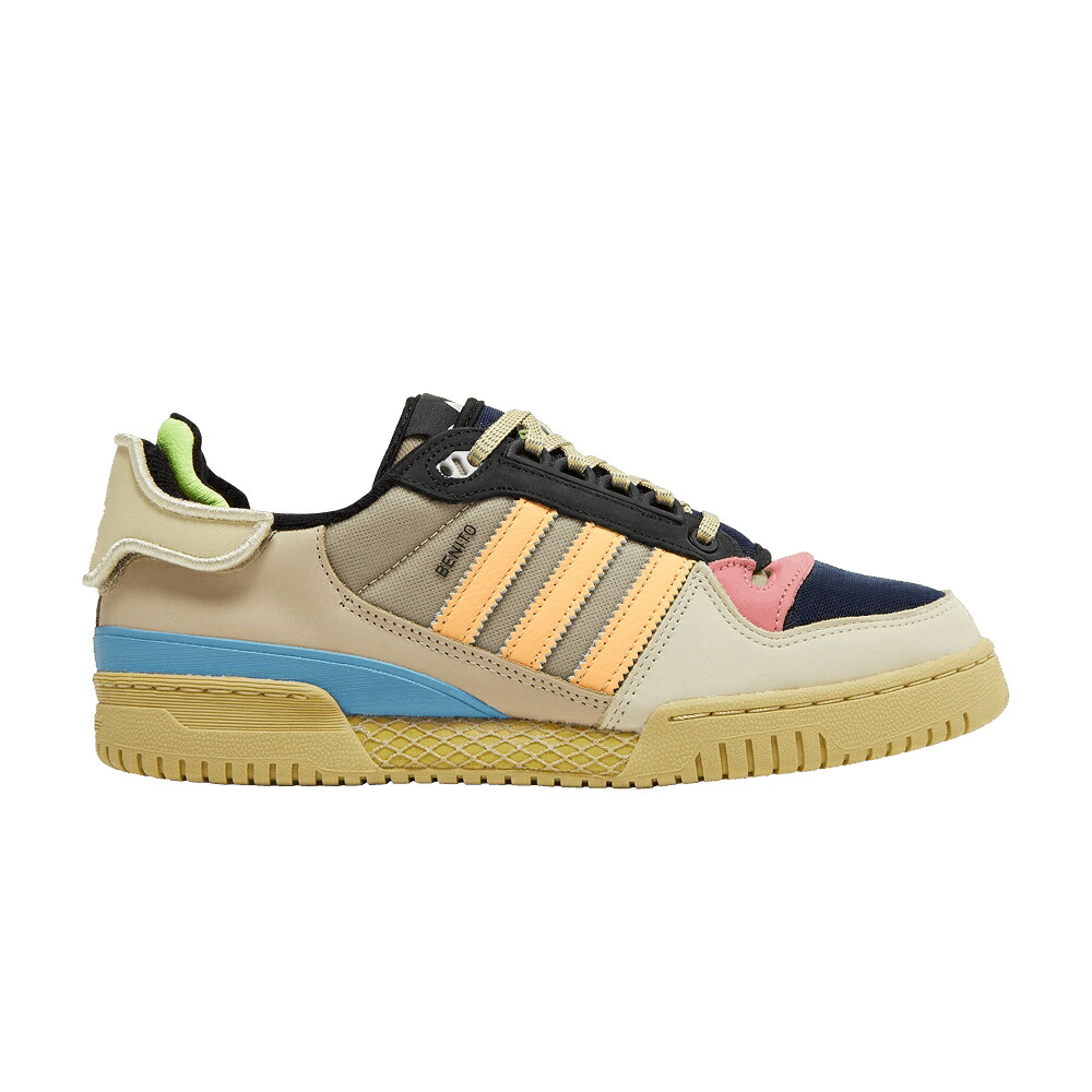 アディダス フォーラム 砂色 サンド 橙 オレンジ ゴールド 'CATCH THROW' スニーカー メンズ ADIDAS BAD BUNNY X FORUM POWERPHASE AND / SAND ACID ORANGE HALO GOLD｜スニケス 49,920円
