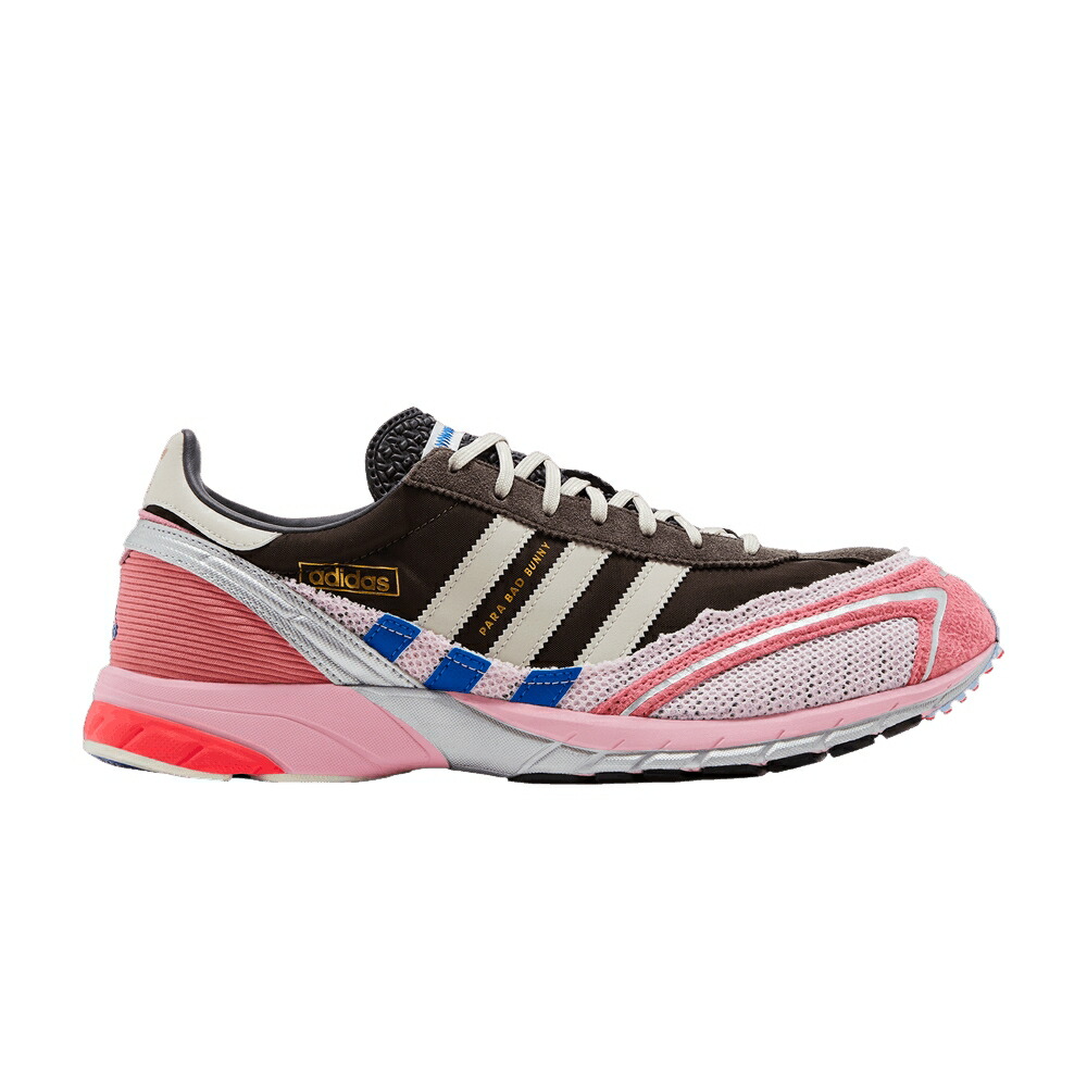 アディダス アディゼロ 赤銅色 赤銅色 サクラ色 サクラ色 \u0027BROWN PINK\u0027 スニーカー メンズ ADIDAS BAD BUNNY X ADIZERO SL72 CLEAR / BROWN CLEAR PINK HAZY ROSE