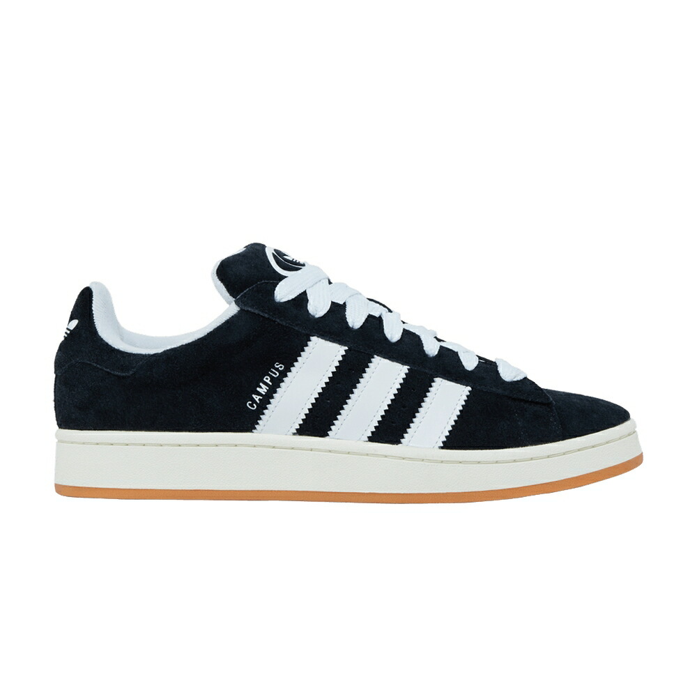 アディダス キャンパス 黒色 ブラック コア 白色 ホワイト CORE GUM スニーカー メンズ ADIDAS CAMPUS 00S BLACK / CORE BLACK CLOUD WHITE OFF WHITE