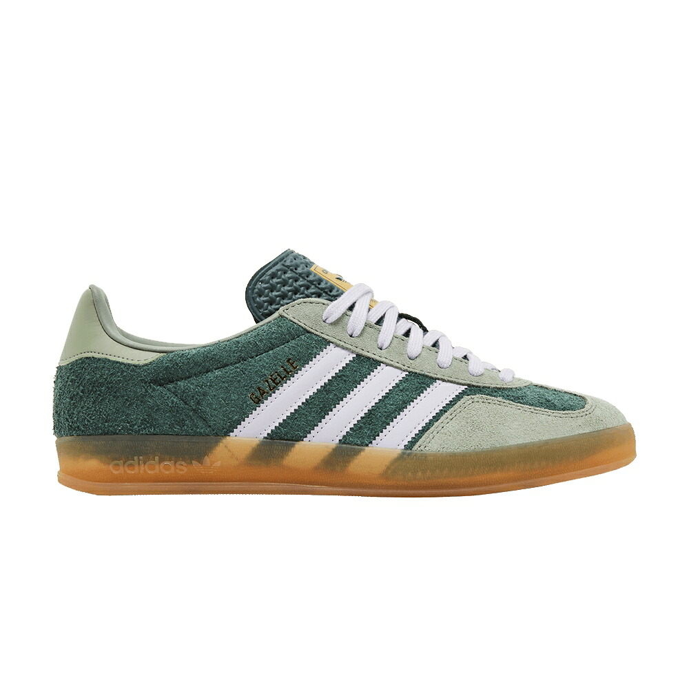 アディダス メンズ ガゼル 緑 グリーン 銀色 シルバー MEN'S 'MINERAL DAWN' スニーカー ADIDAS GAZELLE INDOOR GREEN SILVER / MINERAL GREEN SILVER DAWN SILVER