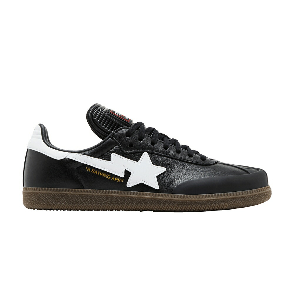 アディダス サンバ 白色 ホワイト 黒色 ブラック BLACK GUM スニーカー メンズ ADIDAS BAPE X SAMBA WHITE / BLACK WHITE GUM
