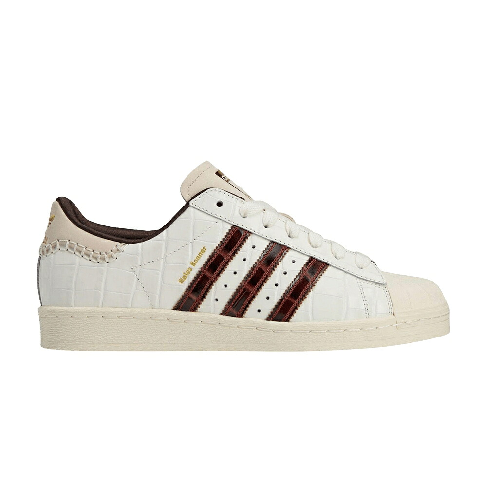 アディダス はやりっ児 狐狸 白いこと 白いこと 赤銅色 赤銅色 \u0027CROC BROWN\u0027 スニーカー メンズ ADIDAS WALES BONNER X SUPERSTAR - FOX / WONDER WHITE FOX BROWN WONDER