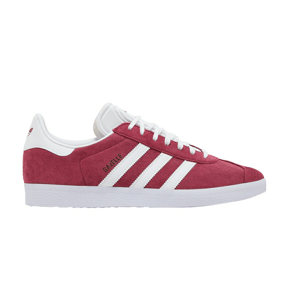 アディダス ガゼル ワイン色 バーガンディー 白色 ホワイト COLLEGIATE BURGUNDY スニーカー メンズ ADIDAS GAZELLE / COLLEGIATE BURGUNDY CLOUD WHITE