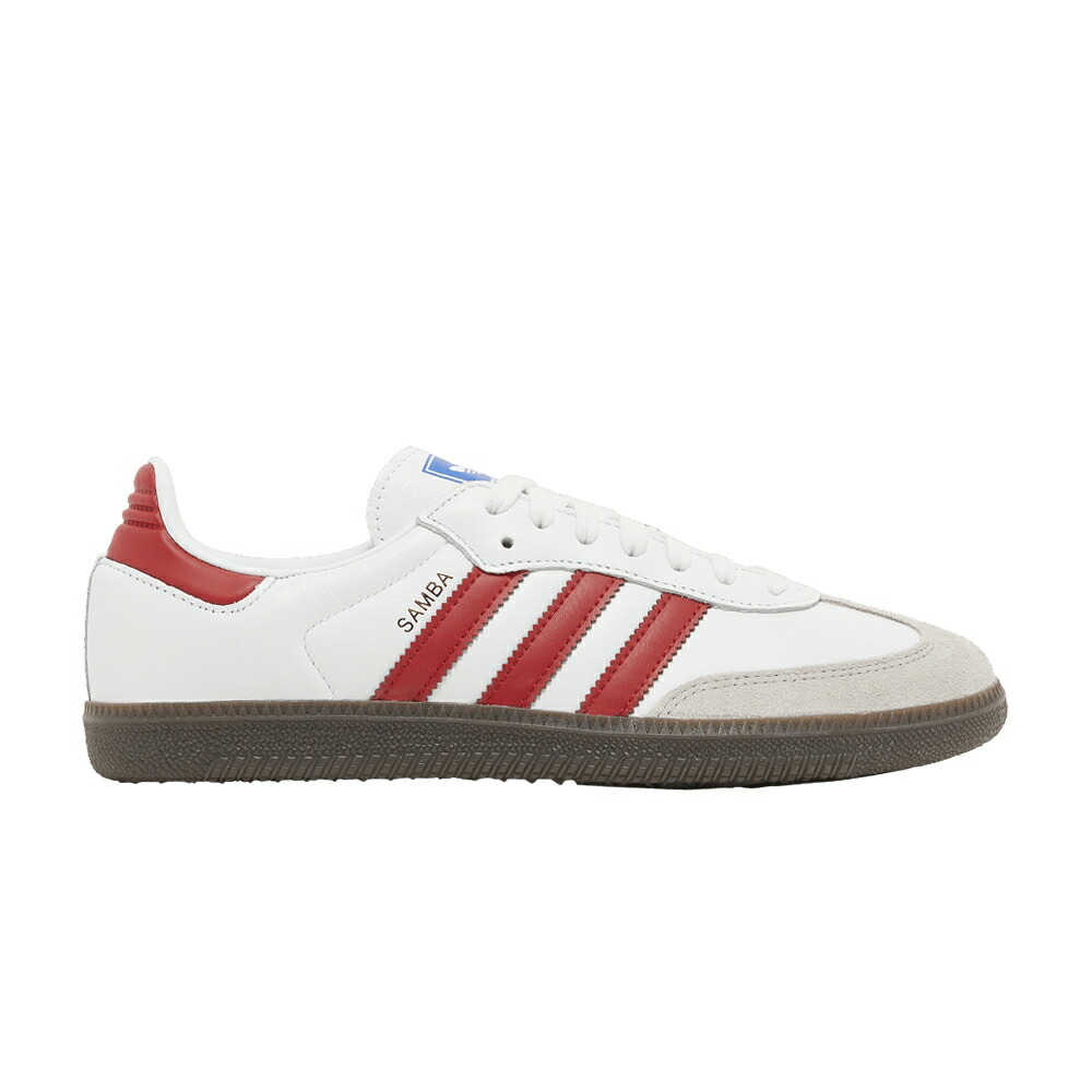 アディダス サンバ 白いこと 白いこと \u0027WHITE SCARLET\u0027 スニーカー メンズ ADIDAS SAMBA OG / CLOUD WHITE BETTER SCARLET