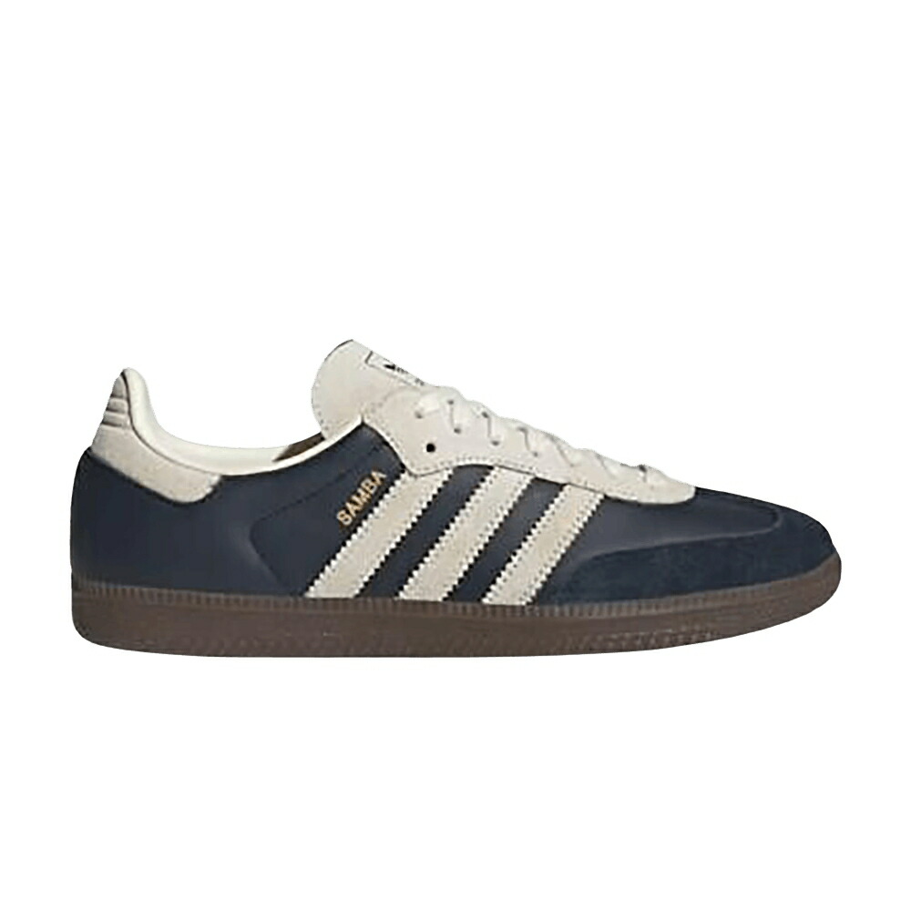 アディダス サンバ クリーム 白色 ホワイト AURORA CREAM スニーカー メンズ ADIDAS SAMBA OG INK / AURORA INK CREAM WHITE GUM