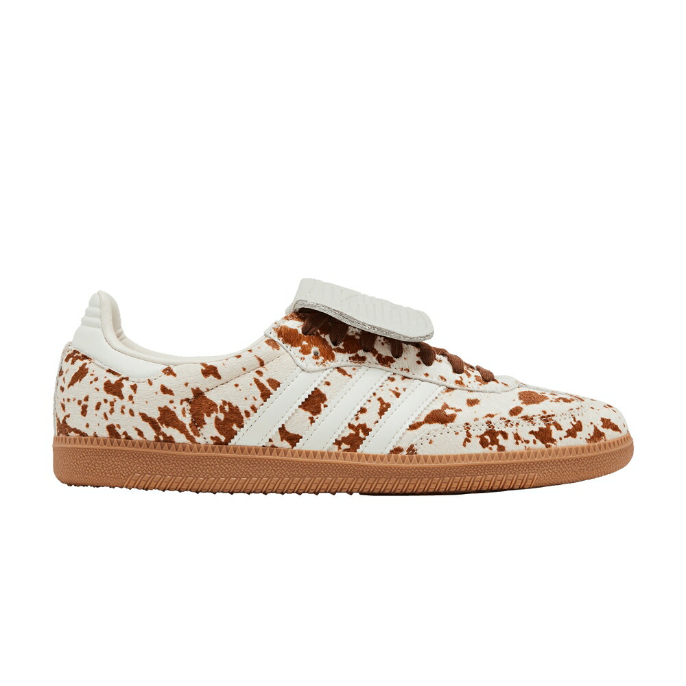 アディダス サンバ 白色 ホワイト ピンク 'COW BROWN' スニーカー レディース ADIDAS WMNS SAMBA LT PRINT PACK - / OFF WHITE LUCID PINK GUM FOUR